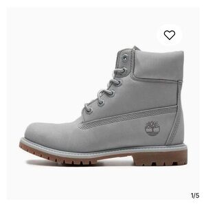 Timberland Premium 6 inch Gray Lace-Up Boots